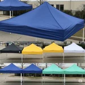 Heavy duty 10x10 canopies available in a variety of colors.