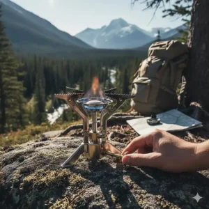 Reviewing the features of the best single burner gas stove designed for rugged hiking and survival.